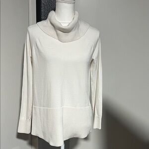 Cyrus Women's Cream Cowl Neck Sweater